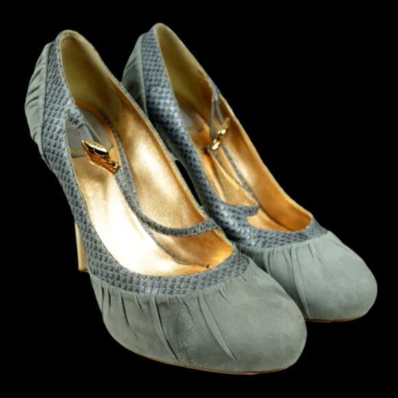 CHRISTIAN DIOR Cobra Suede Pumps - Picture 2 of 6